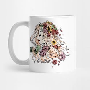 Floral Lady Mug